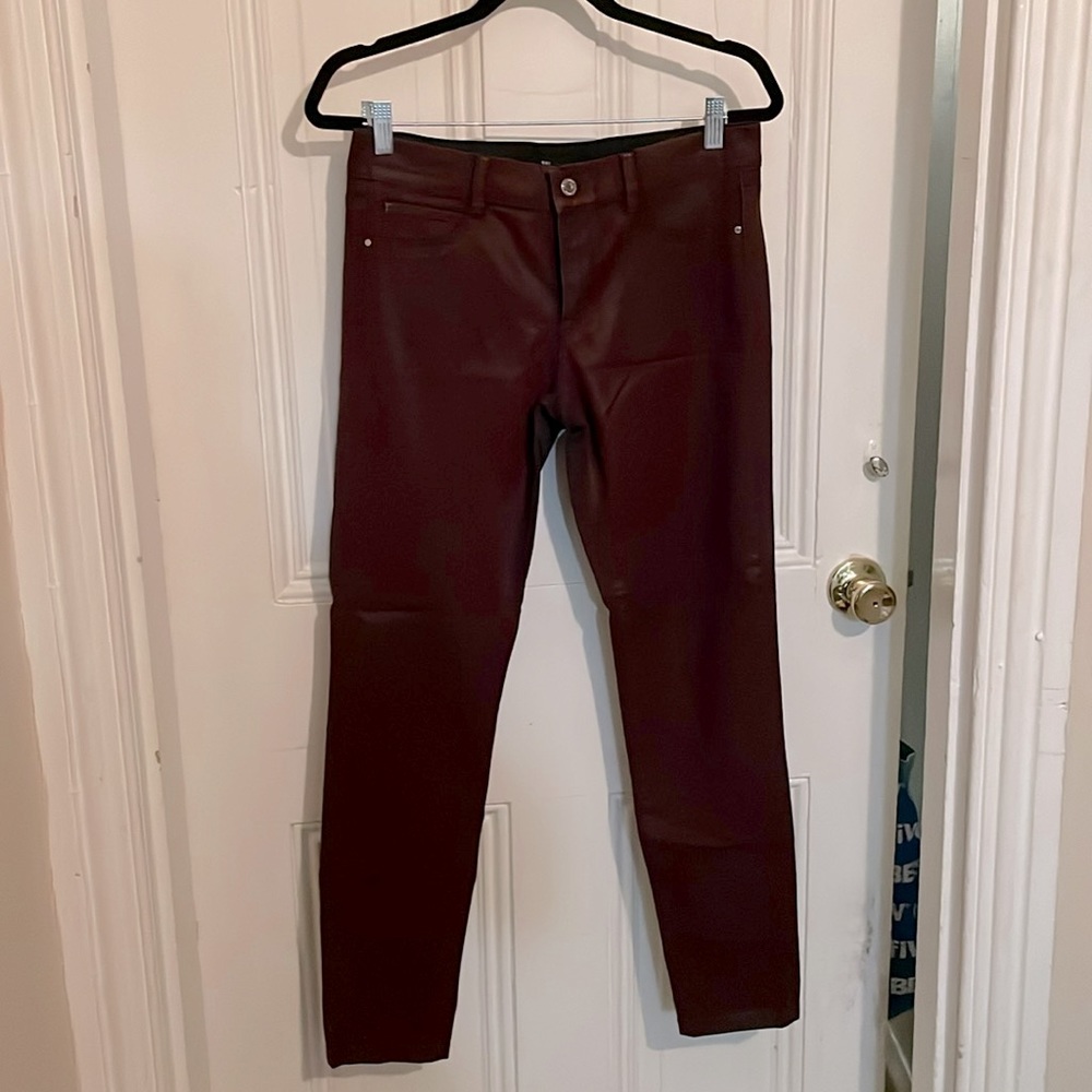 WHBM coated skinny pants